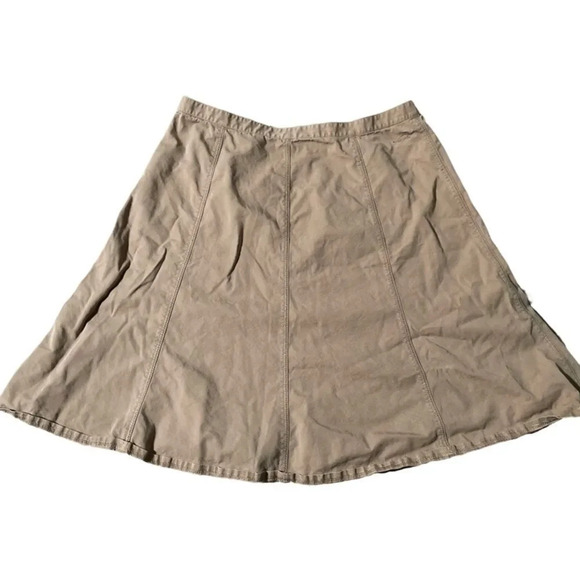 EUC Horny Toad  khaki Skirt sz 10 - Picture 1 of 7